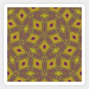 Retro Colored Diamond Shaped Pattern - WelshDesignsTP004 Magnet